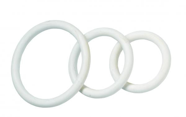 3 Pack Nitrile Cock Ring Set - Wicked Sensations