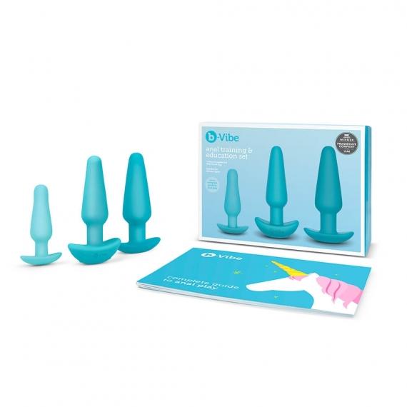 B-Vibe Anal Training and Education Set - Wicked Sensations