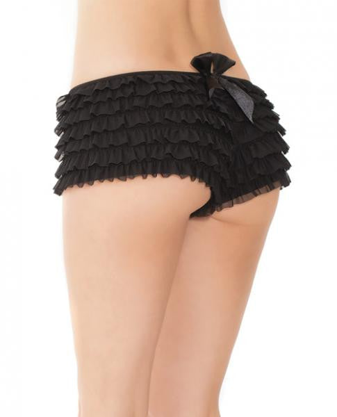 Ruffle Shorts With Back Bow - Wicked Sensations