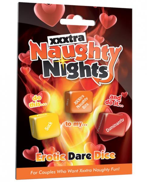 XXXtra Naughty Nights Erotic Dare Dice - Wicked Sensations