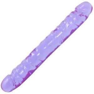12 Inch Crystal Jelly Junior Double Dong - Wicked Sensations