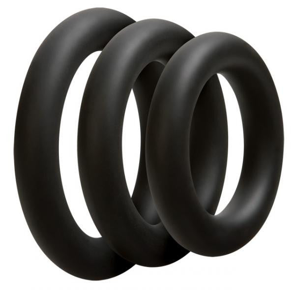 Optimale Thick Cock Ring Set - Wicked Sensations