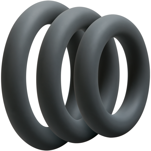 Optimale Thick Cock Ring Set - Wicked Sensations