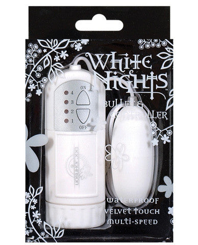 White Nights Velvet Controller & Vibrating Bullet - Wicked Sensations