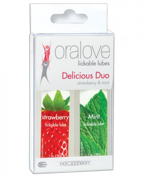 Oralove Delicious Duo Flavored Lube - Wicked Sensations