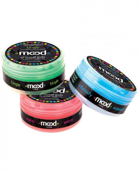 3 Pack Mood Lube Kissable Foreplay Gels-2 oz - Wicked Sensations