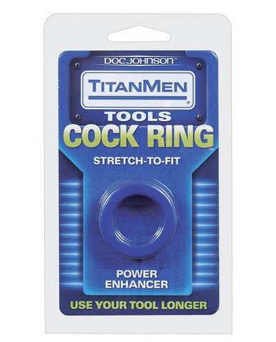 Titanmen Stretch-to-fit Cock Ring - Wicked Sensations