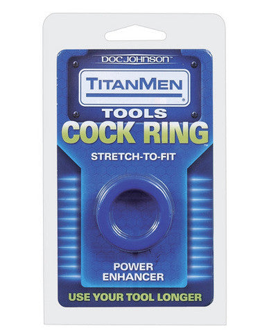 Titanmen Stretch-to-fit Cock Ring - Wicked Sensations