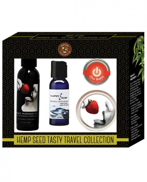 Hemp Seed Tasty Travel Collection-Strawberry - Wicked Sensations