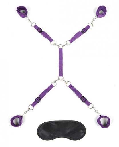 Lux Fetish Bed Spreader - Wicked Sensations