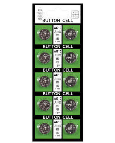 AG10 Button Cell Batteries - Wicked Sensations