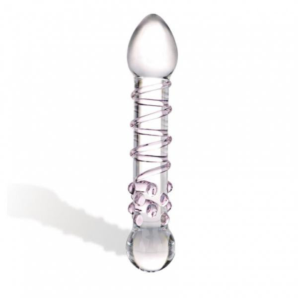 Spiral Staircase Full Tip Glass Dildo - Wicked Sensations