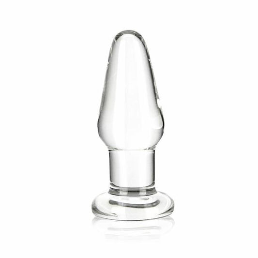 Glas 3.5 Inch Glass Butt Plug - Wicked Sensations