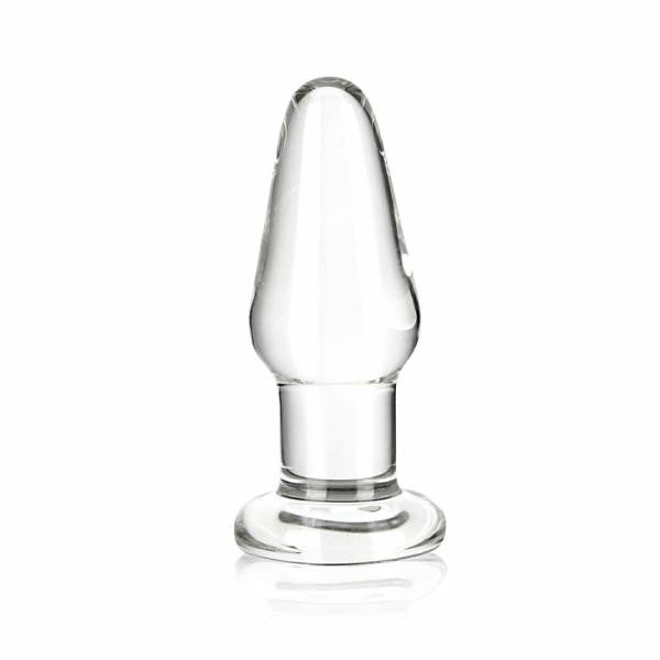 Glas 3.5 Inch Glass Butt Plug - Wicked Sensations