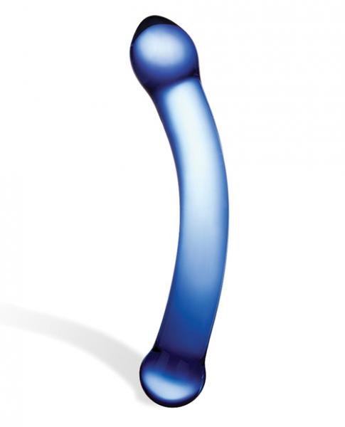 6 Inch Curved Glass G-Spot Dildo - Wicked Sensations