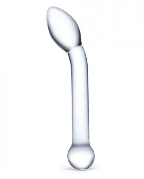 8 Inch Slimline G-Spot Glass Dildo - Wicked Sensations