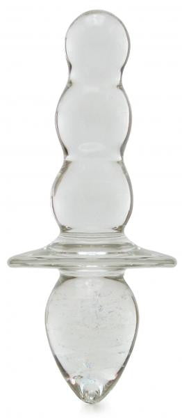Titus Beaded Glass Butt Plug - Wicked Sensations