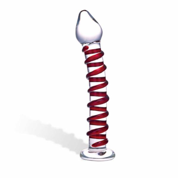 Glas Mr Swirly Glass Dildo - Wicked Sensations