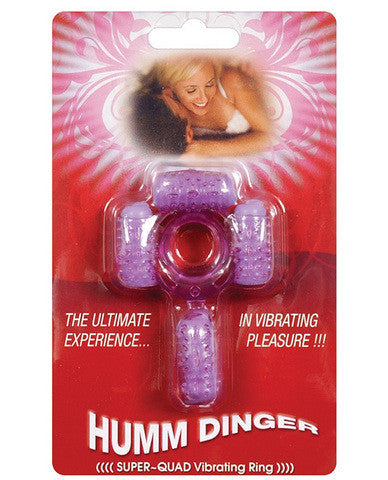 Humm Dinger Super Quad Vibrating Ring - Wicked Sensations