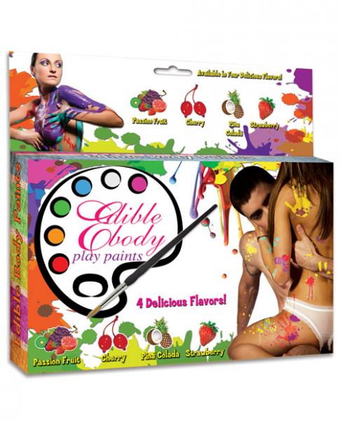 Edible Body Play Paints Kit - Wicked Sensations
