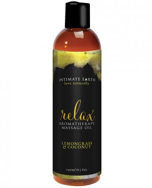 Intimate Earth Aromatherapy Massage Oil-8 oz - Wicked Sensations