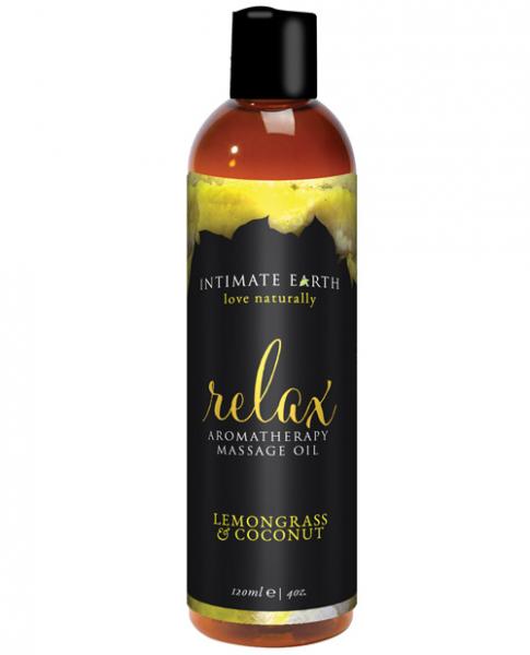 Intimate Earth Aromatherapy Massage Oil-4 oz - Wicked Sensations