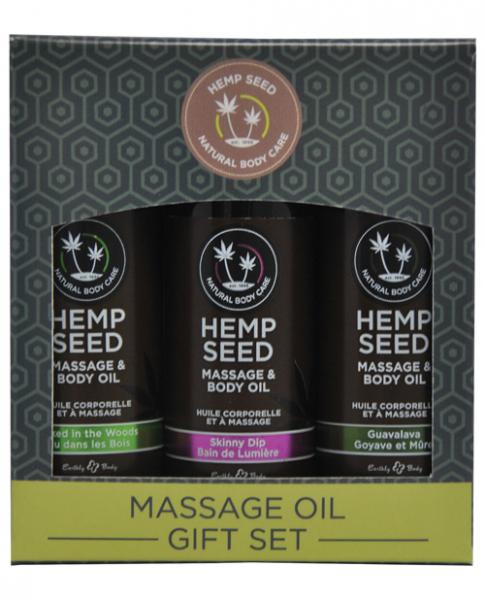 Earthly Body Massage Oil Gift Set - Wicked Sensations