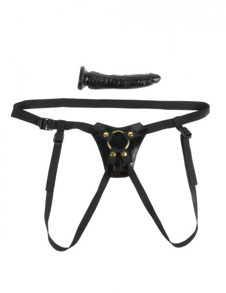 Fetish Fantasy Gold Designer Strap-On With Dildo - Wicked Sensations