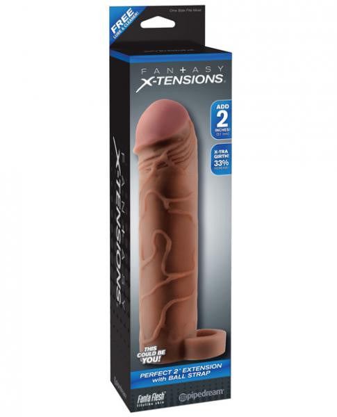 Perfect 2 Inch Extension With Ball Strap - Wicked Sensations
