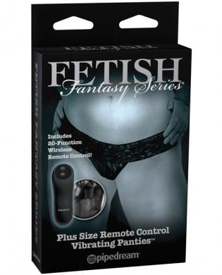 Fetish Fantasy Plus Size Remote Control Vibrating Panties - Wicked Sensations