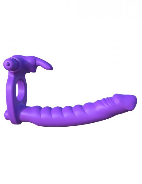 Fantasy C-Ringz Silicone Double Penetrator Rabbit - Wicked Sensations