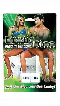 Glow in the Dark Erotic Dice - Wicked Sensations