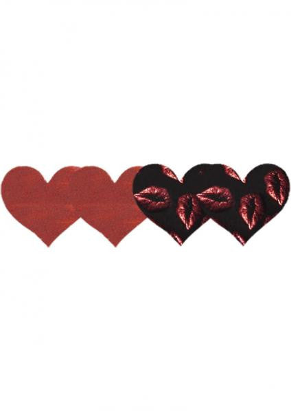 Pure Passion Heart Pasties - Wicked Sensations