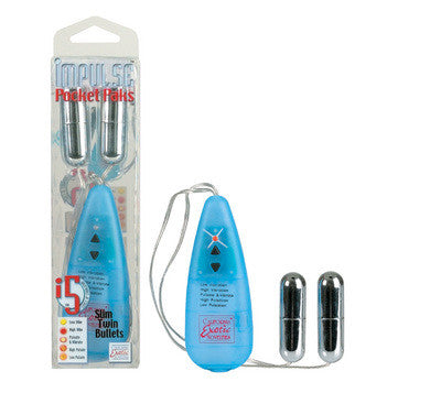 Impulse Pocket Paks Twin Silver Bullets - Wicked Sensations