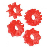 Basic Essentials 4 Pack Cock Rings - Wicked Sensations