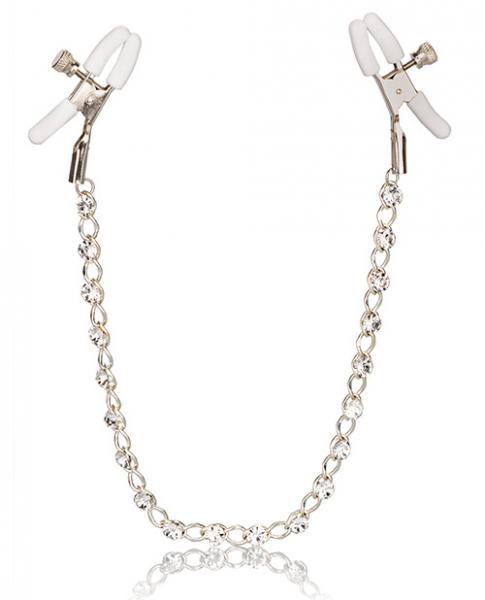 Crystal Chain Nipple Clamps - Wicked Sensations