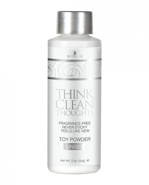 Think Clean Thoughts Toy Powder-2 oz - Wicked Sensations