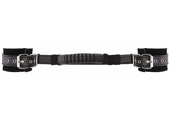 Ouch! Adjustable Leather Handcuffs - Wicked Sensations