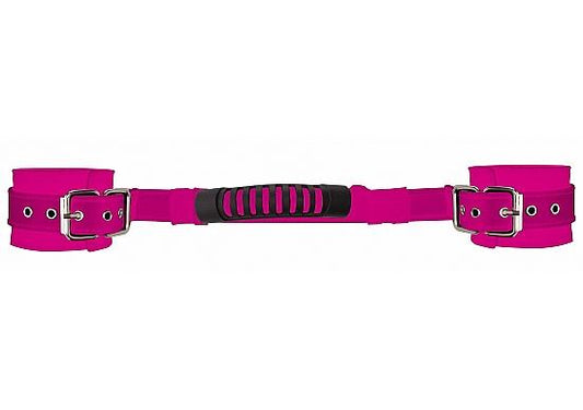 Ouch! Adjustable Leather Handcuffs - Wicked Sensations