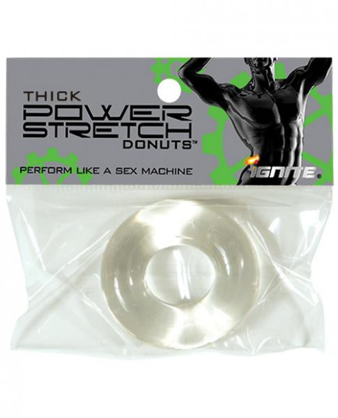 Thick Power Stretch Donut Cock Ring - Wicked Sensations
