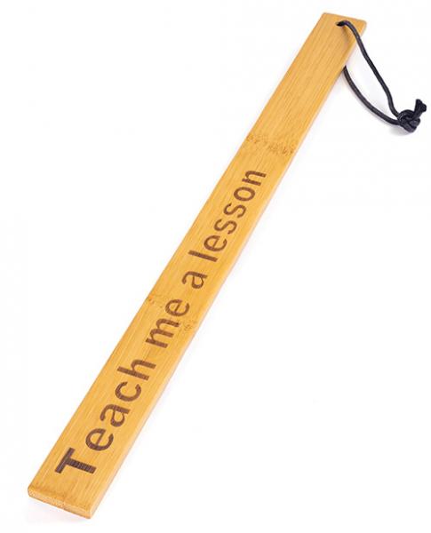 Bamboo Teach Me a Lesson Paddle - Wicked Sensations