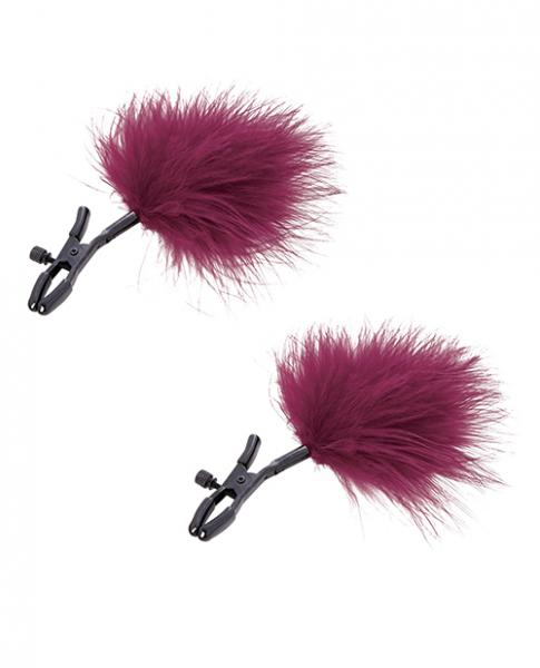 Sex and Mischief Enchanted Feather Nipple Clamps - Wicked Sensations