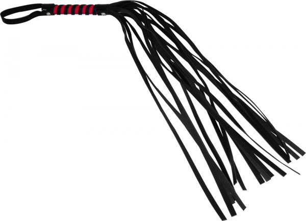 Red and Black Striped Flogger - Wicked Sensations