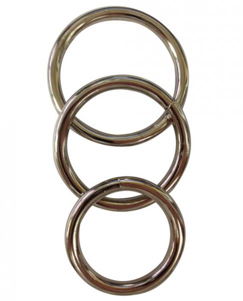 Sportsheets Metal O Ring 3 Pack - Wicked Sensations