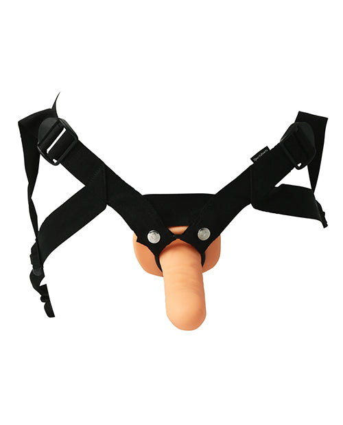 Everlaster Harness With Hollow Dong - Wicked Sensations