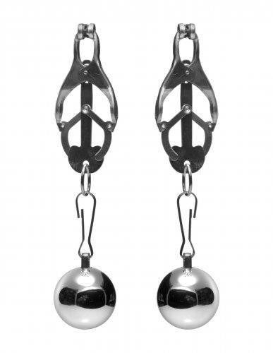 Monarch Weighted Nipple Clamps - Wicked Sensations