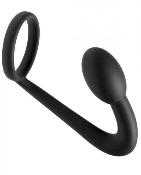 Silicone Cock Ring Anal Plug No. 1 - Wicked Sensations