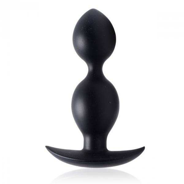 Orbs Steel Weighted Duotone Silicone Anal Plug - Wicked Sensations