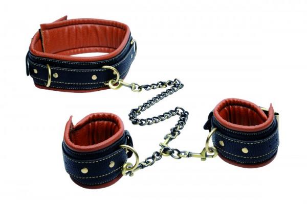 Coax Collar to Wrist Restraints - Wicked Sensations