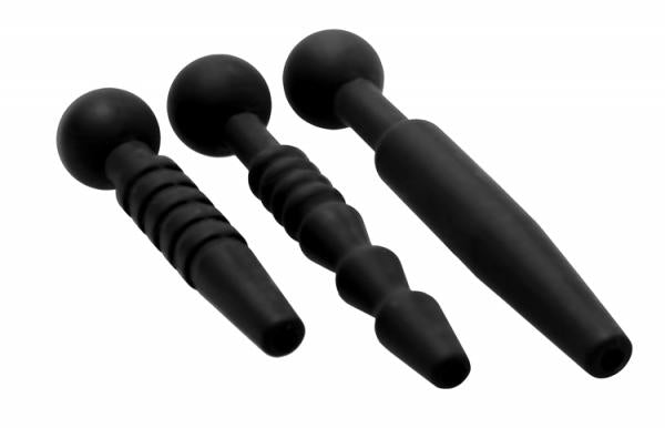 Dark Rods 3 Piece Penis Plug Set - Wicked Sensations